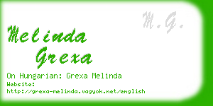 melinda grexa business card